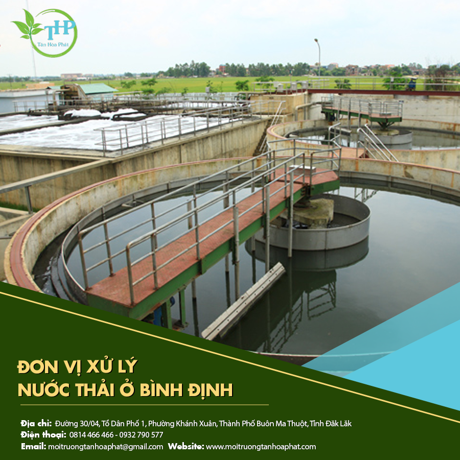 Đơn vị xử lý nước thải ở Bình Định