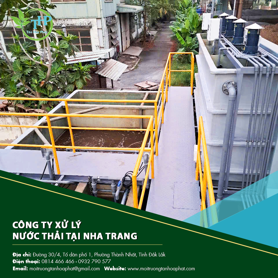Công ty xử lý nước thải tại Nha Trang với công nghệ hiện đại.