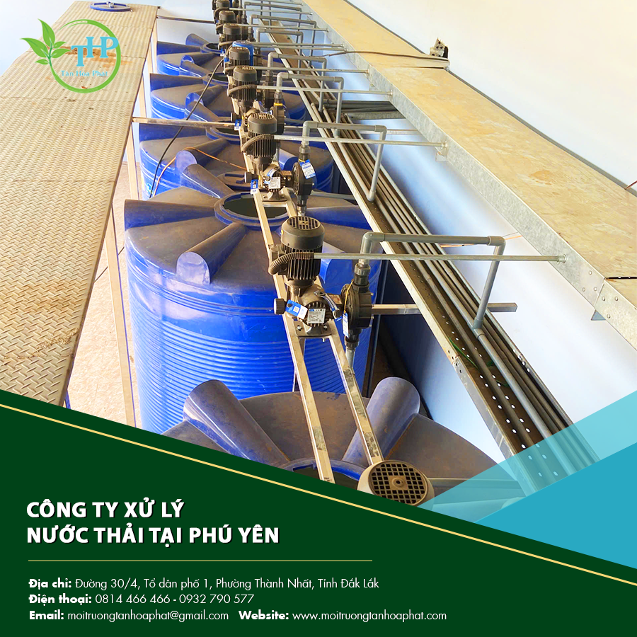 Công ty xử lý nước thải tại Phú Yên với công nghệ hiện đại.