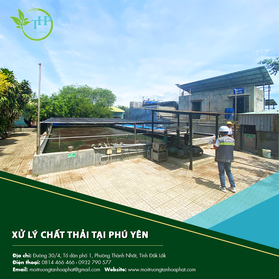 Nhà máy xử lý chất thải tại Phú Yên với công nghệ hiện đại.