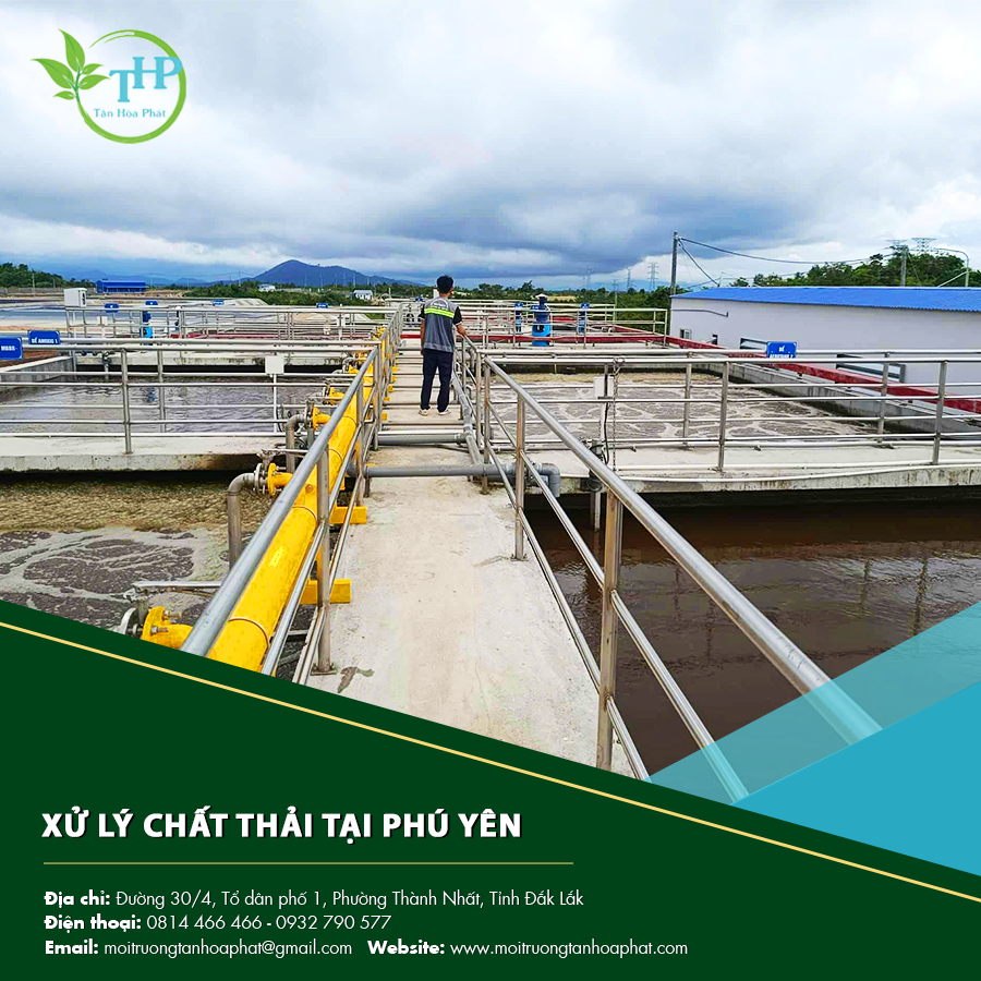 Hệ thống xử lý chất thải tại Phú Yên được lắp đặt trong khu công nghiệp
