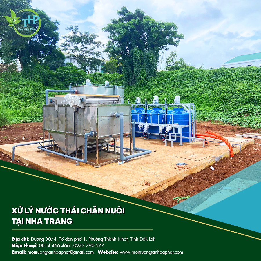 Xử lý nước thải chăn nuôi tại Nha Trang