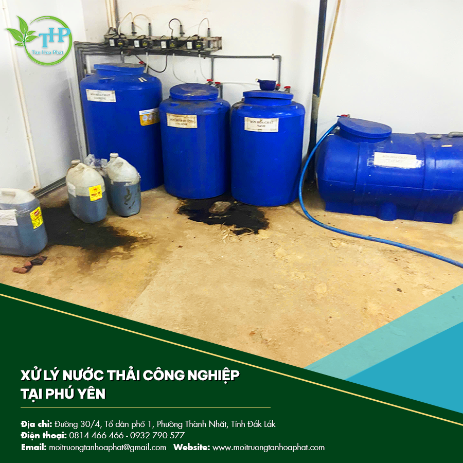 Xử lý nước thải công nghiệp tại Phú Yên