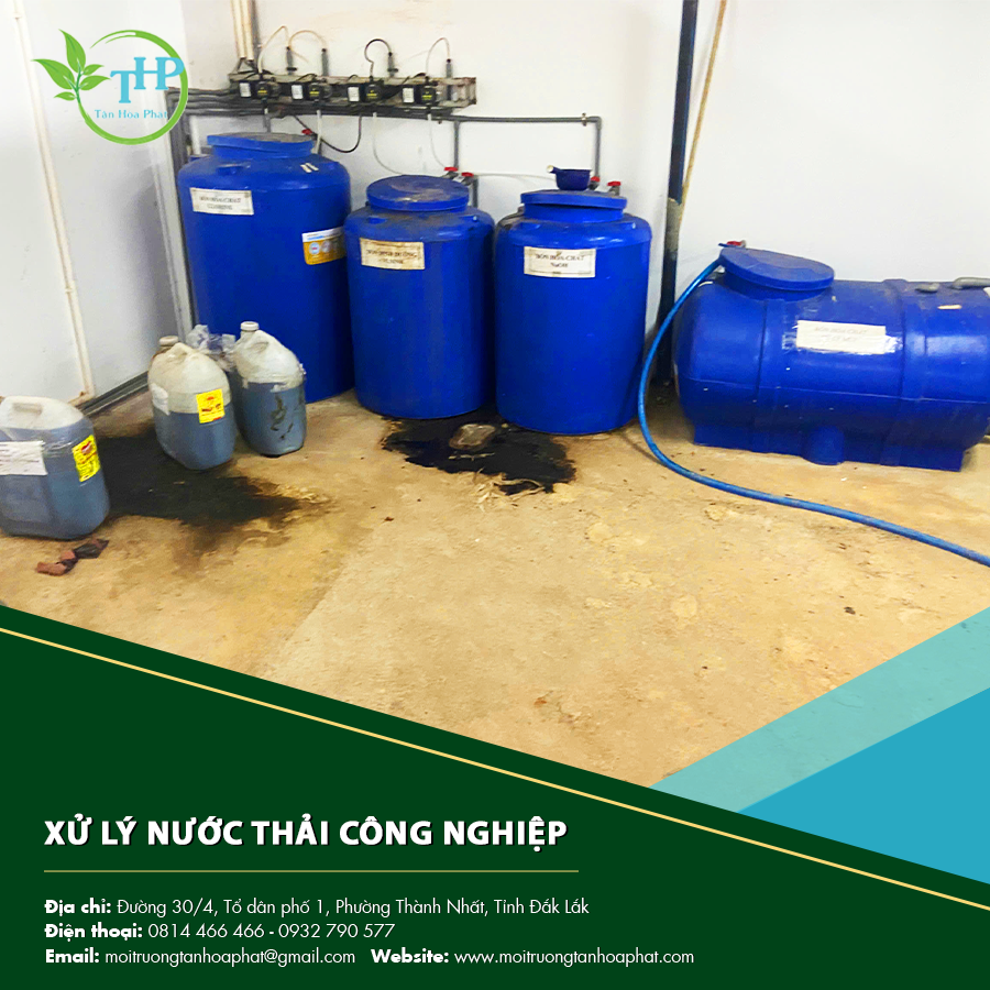 Hệ thống xử lý nước thải công nghiệp hiện đại.