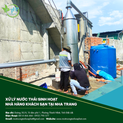 Xử lý nước thải sinh hoạt, nhà hàng khách sạn tại Nha Trang