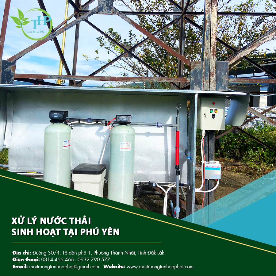 Quy trình xử lý nước thải sinh hoạt tại Phú Yên