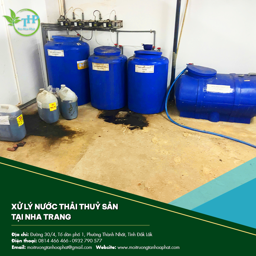 Xử lý nước thải thủy sản tại Nha Trang