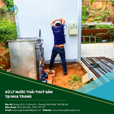 Xử lý nước thải thủy sản tại Nha Trang