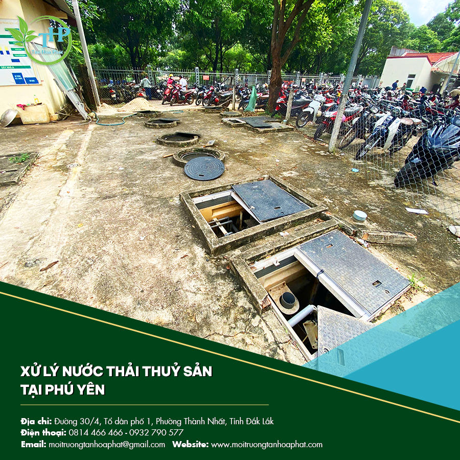 Xử lý nước thải thủy sản tại Phú Yên