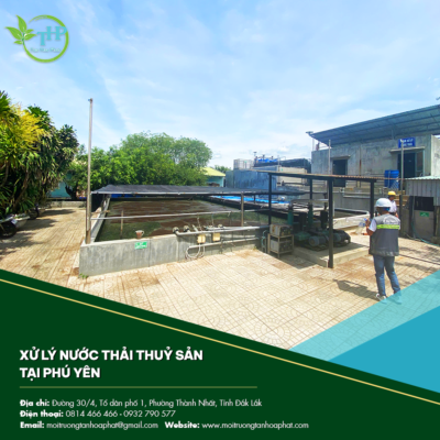 Xử lý nước thải thủy sản tại Phú Yên