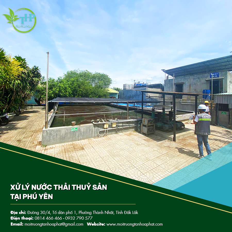 Xử lý nước thải thủy sản tại Phú Yên