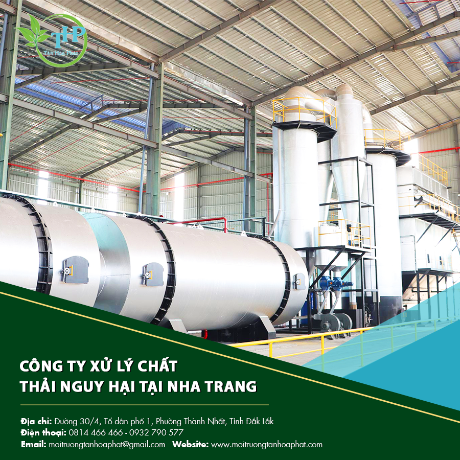 "Khu xử lý đạt chuẩn của công ty xử lý chất thải nguy hại tại Nha Trang."