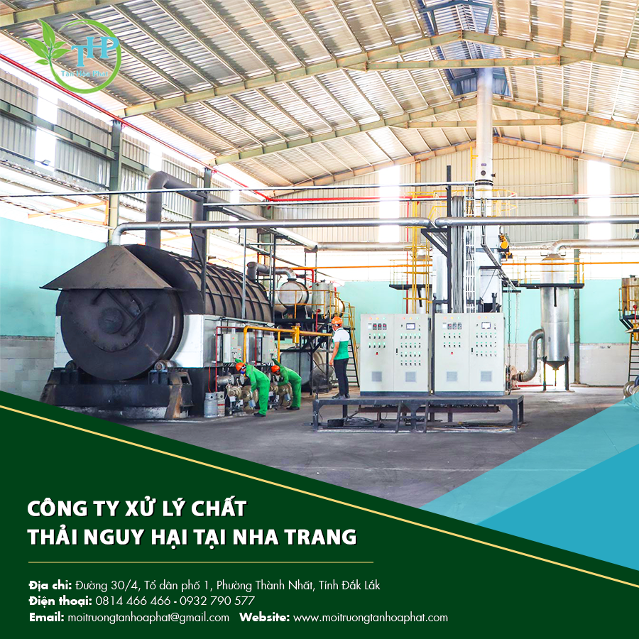 "Công ty xử lý chất thải nguy hại tại Nha Trang góp phần bảo vệ môi trường."