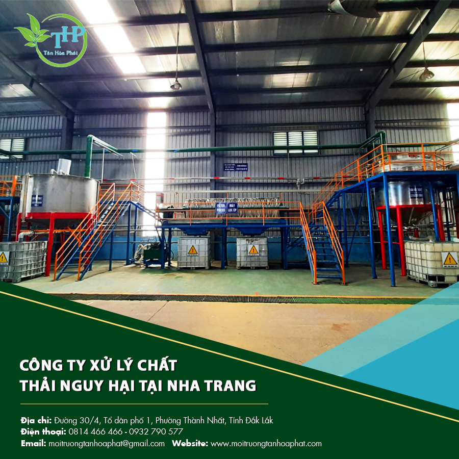 "Công ty xử lý chất thải nguy hại tại Nha Trang áp dụng công nghệ hiện đại."