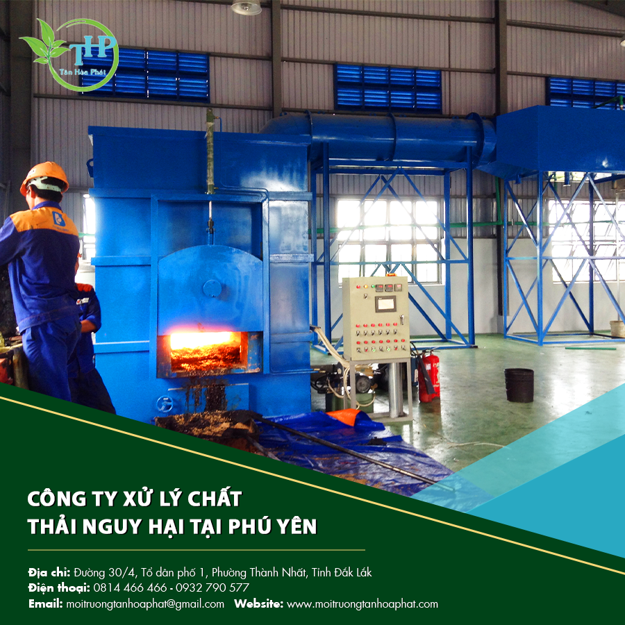 "Khu xử lý đạt chuẩn quốc tế của công ty xử lý chất thải nguy hại tại Phú Yên."