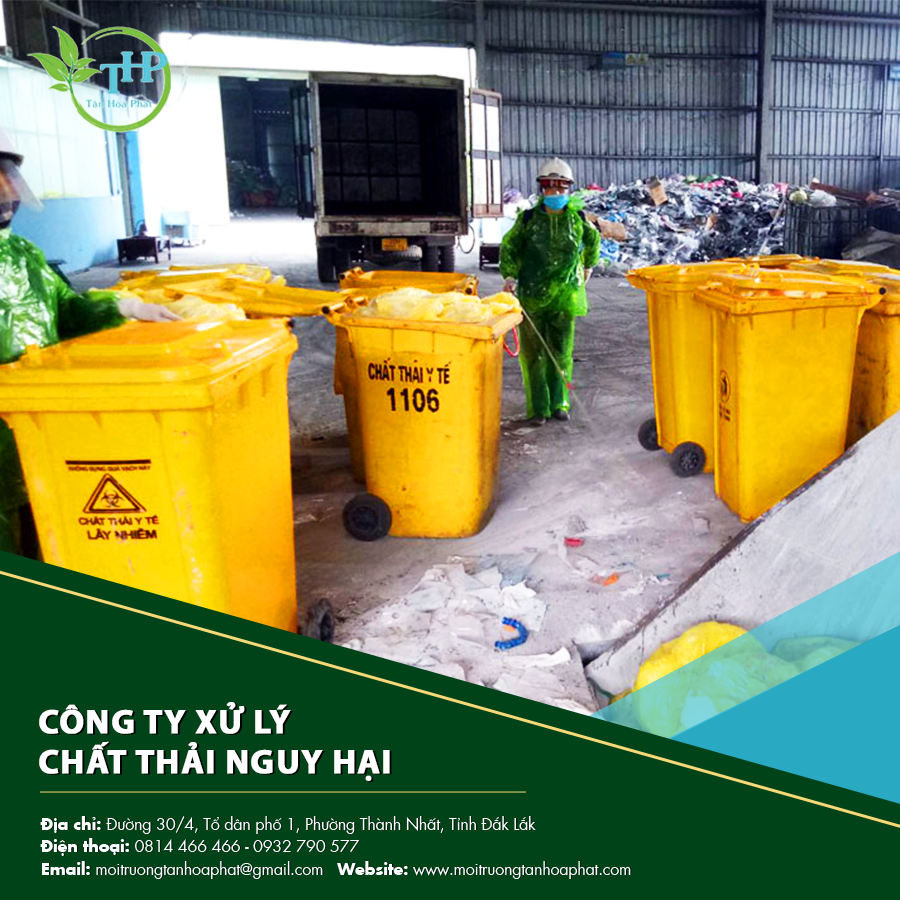 "Công ty xử lý chất thải nguy hại triển khai hệ thống công nghệ hiện đại, bảo vệ môi trường."