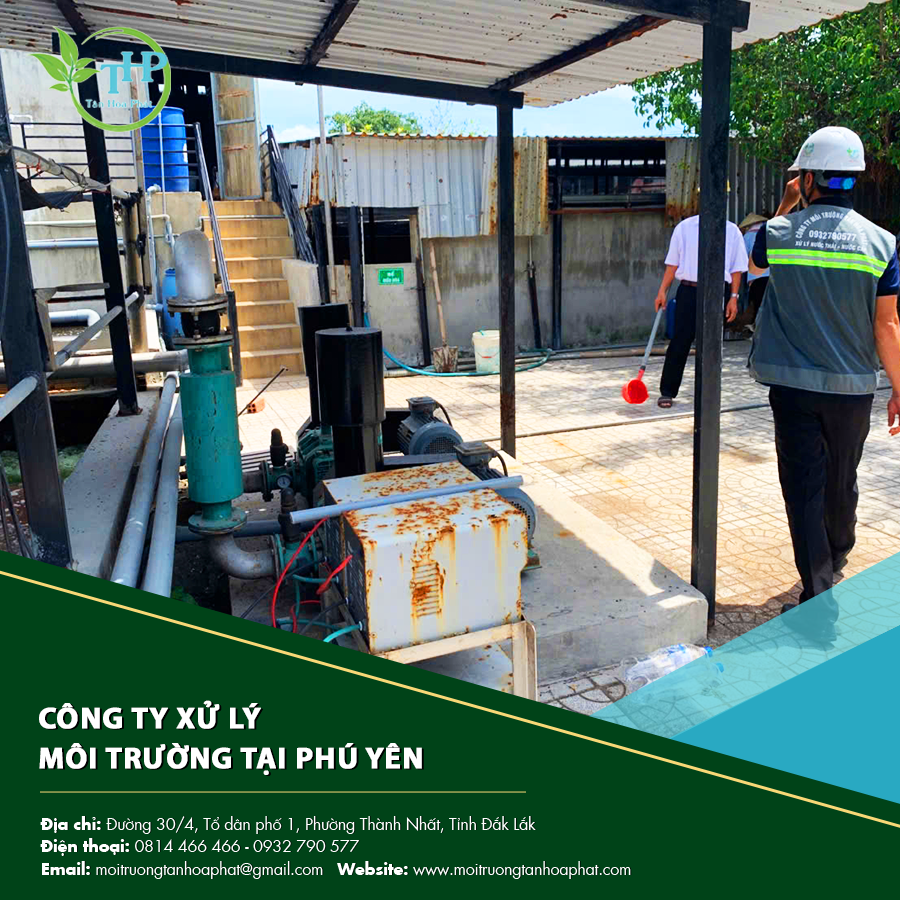 "Trang thiết bị tiên tiến được công ty xử lý môi trường tại Phú Yên đưa vào vận hành."