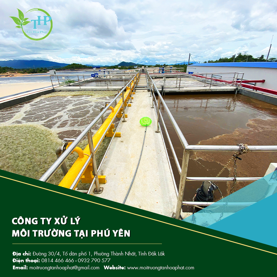 "Công ty xử lý môi trường tại Phú Yên triển khai hệ thống xử lý nước thải hiện đại."