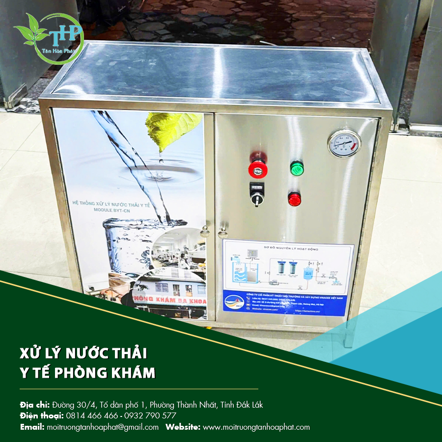 "Công nghệ xử lý nước thải y tế phòng khám hiện đại giúp loại bỏ hóa chất độc hại."