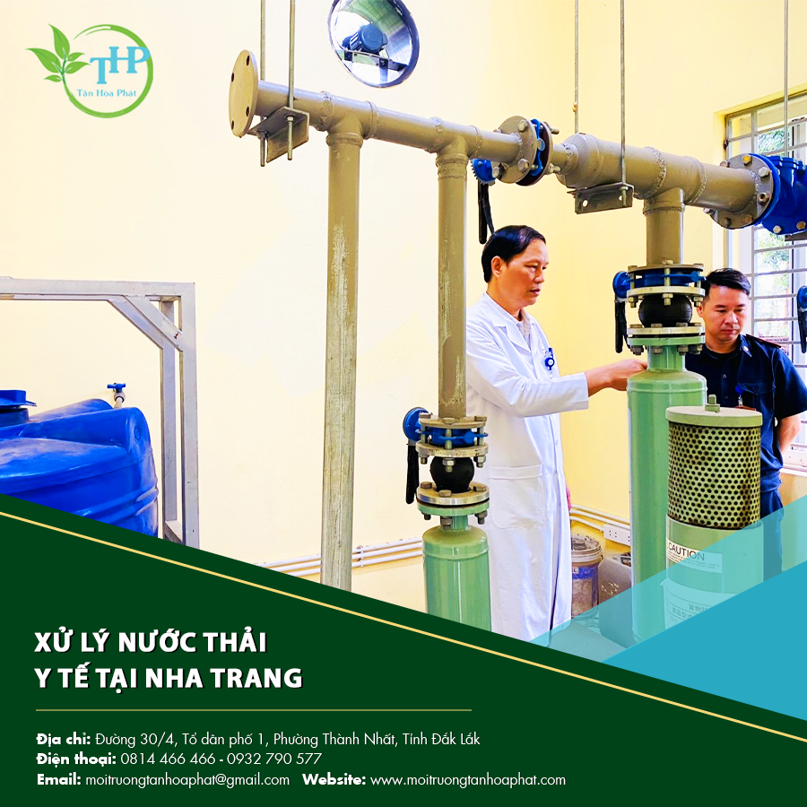 "Thiết bị tiên tiến trong xử lý nước thải y tế tại Nha Trang đảm bảo hiệu quả cao."