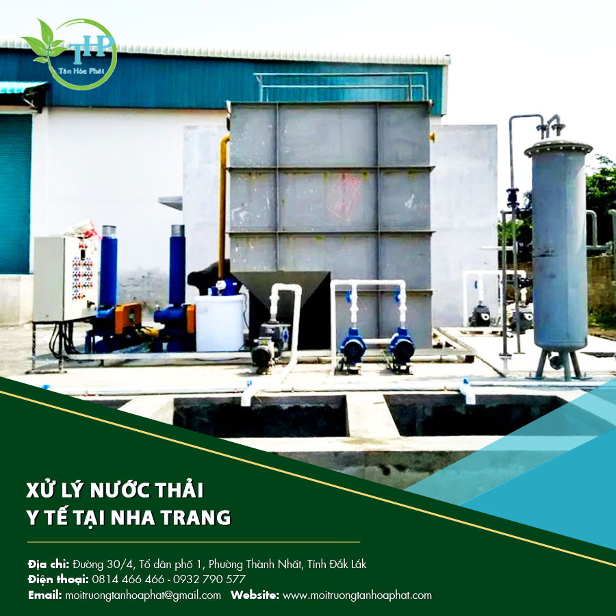 "Hệ thống xử lý nước thải y tế tại Nha Trang hoạt động hiệu quả và an toàn."