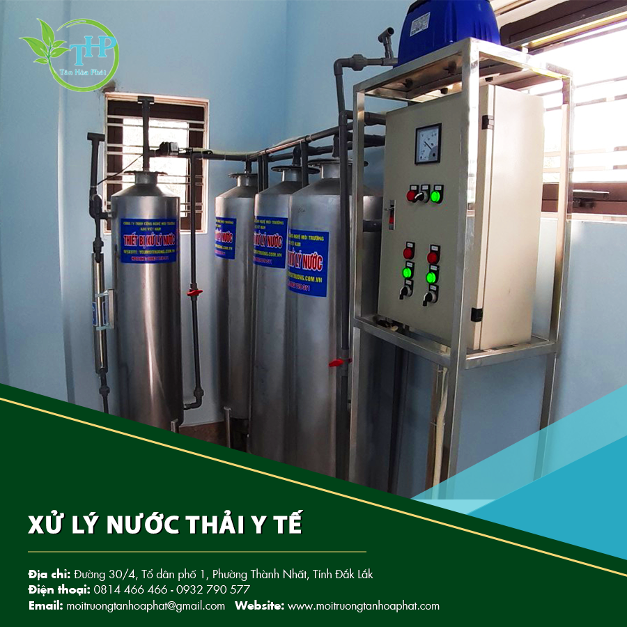"Quy trình xử lý nước thải y tế đạt chuẩn, loại bỏ các vi khuẩn và hóa chất độc hại."