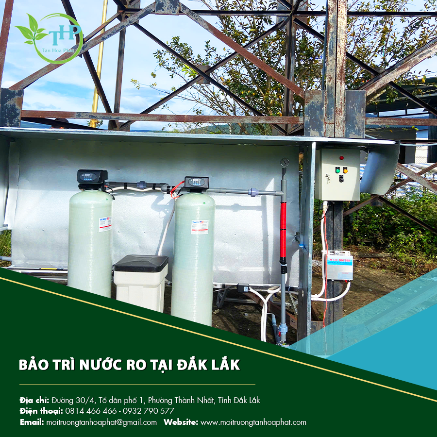 Quá trình bảo trì nước RO tại Đắk Lắk đảm bảo nguồn nước tinh khiết.