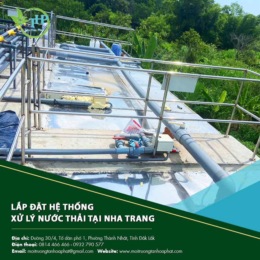 "Dự án lắp đặt hệ thống xử lý nước thải tại Nha Trang đạt hiệu quả cao và an toàn."