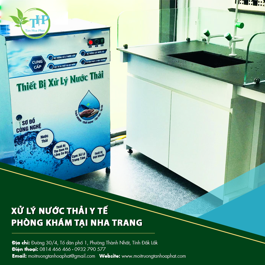 "Hệ thống xử lý nước thải y tế phòng khám tại Nha Trang "