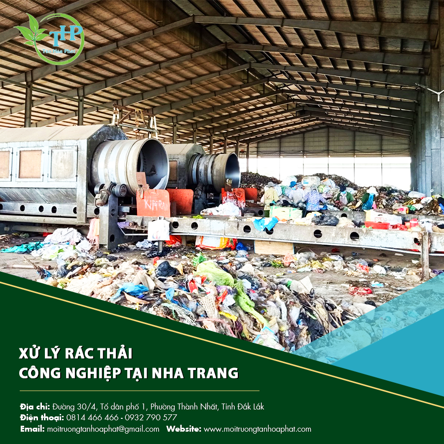 "Hệ thống xử lý rác thải công nghiệp tại Nha Trang."