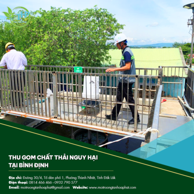 Thu gom chất thải nguy hại tại Bình Định