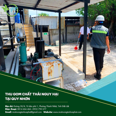 Thu gom chất thải nguy hại tại Quy Nhơn