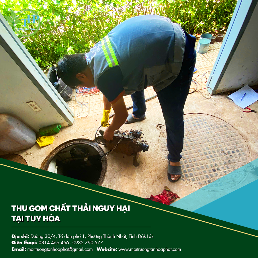 Thu gom chất thải nguy hại tại Tuy Hòa