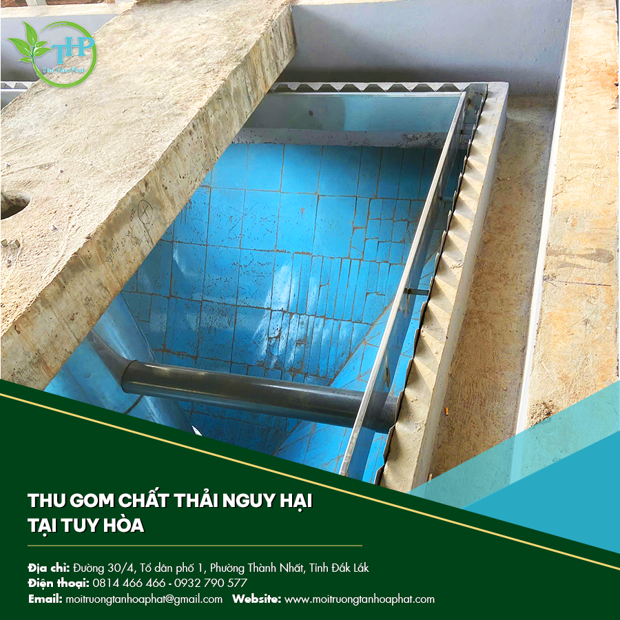 Thu gom chất thải nguy hại tại Tuy Hòa