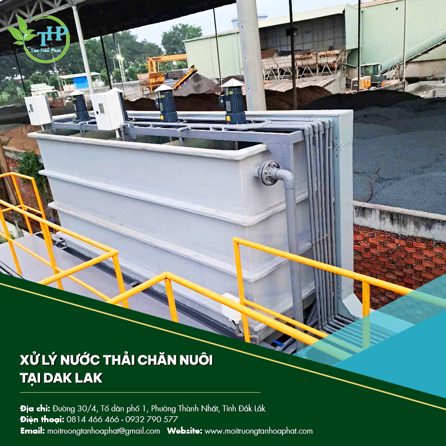 Xử lý nước thải chăn nuôi tại Dak Lak