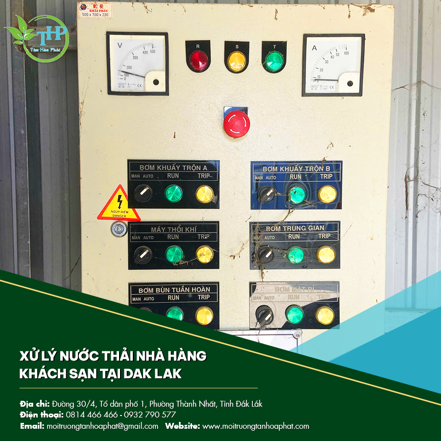 Xử lý nước thải nhà hàng khách sạn tại Dak Lak