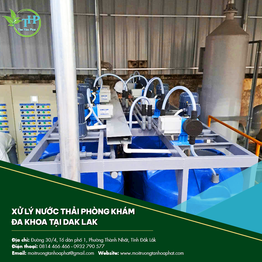 Xử lý nước thải phòng khám đa khoa tại Dak Lak