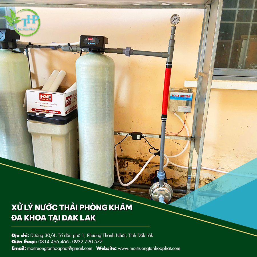 Xử lý nước thải phòng khám đa khoa tại Dak Lak
