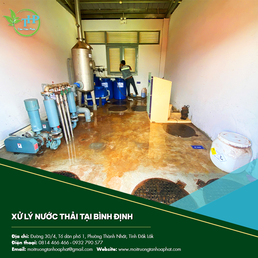 Xử lý nước thải tại Bình Định