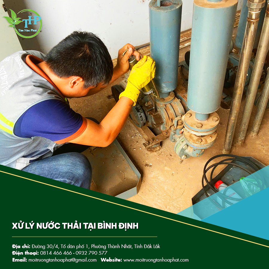 Xử lý nước thải tại Bình Định