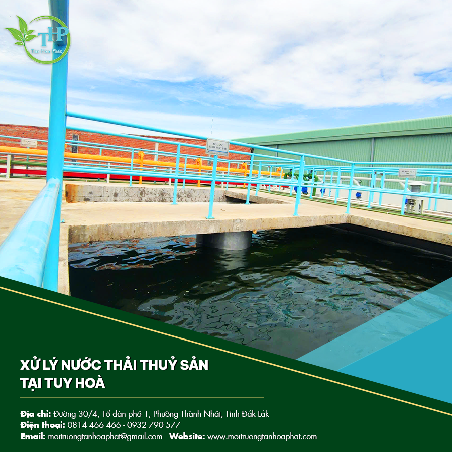 Xử lý nước thải thuỷ sản tại Tuy Hoà