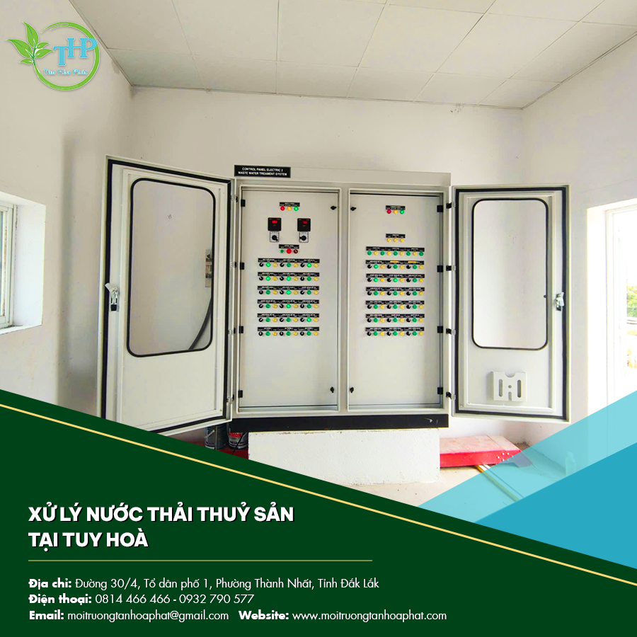 Xử lý nước thải thuỷ sản tại Tuy Hoà