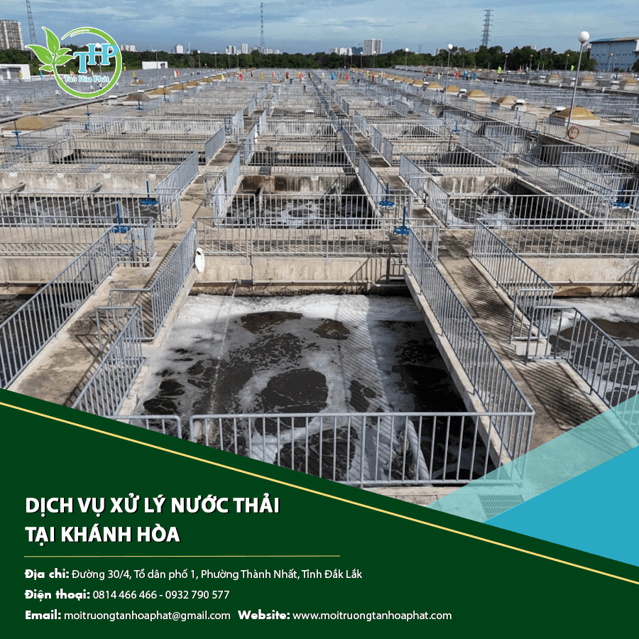 Công trình dịch vụ xử lý nước thải tại Khánh Hòa đạt chuẩn