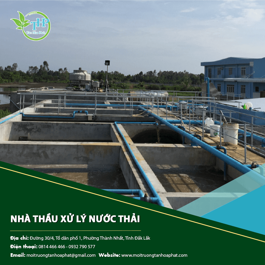 Hệ thống do nhà thầu xử lý nước thải thiết kế và thi công trọn gói