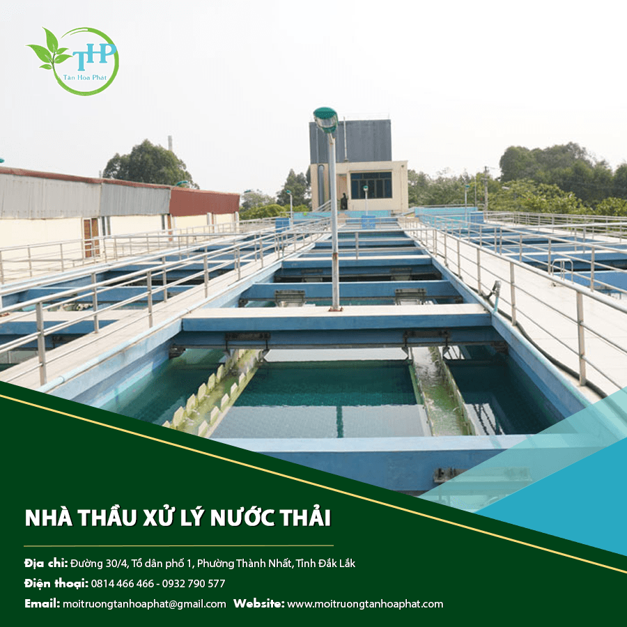 Đội ngũ nhà thầu xử lý nước thải thi công hệ thống tại nhà máy