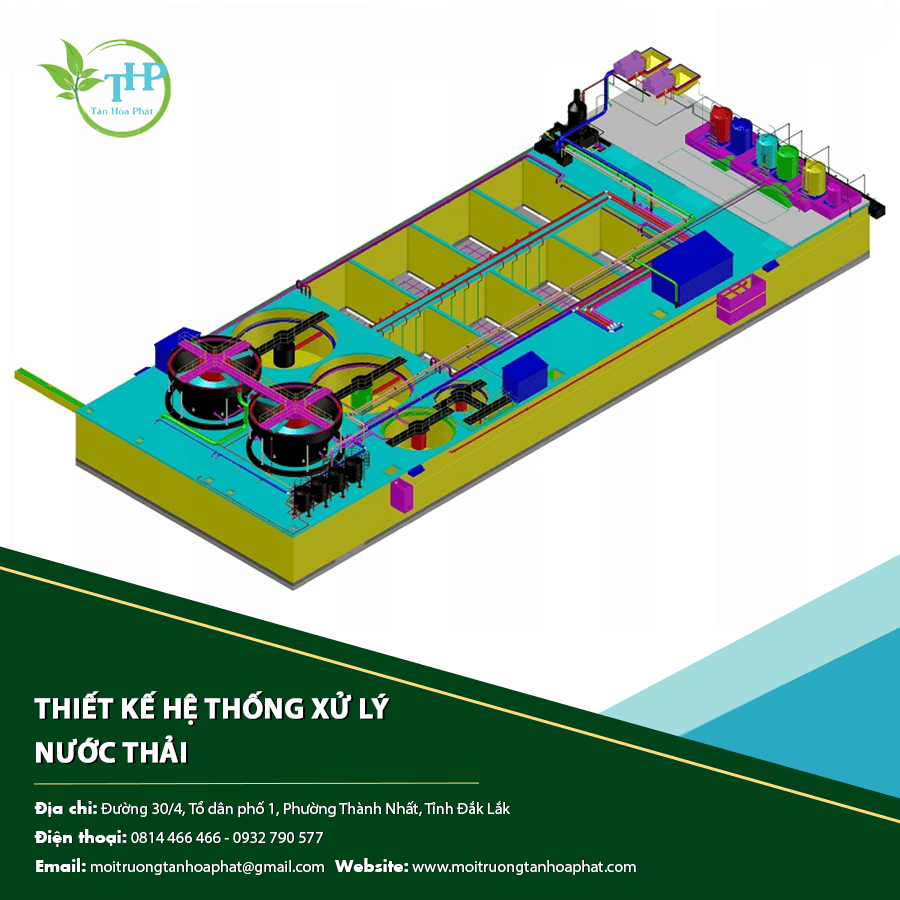 Thiết kế hệ thống xử lý nước thải đạt chuẩn môi trường