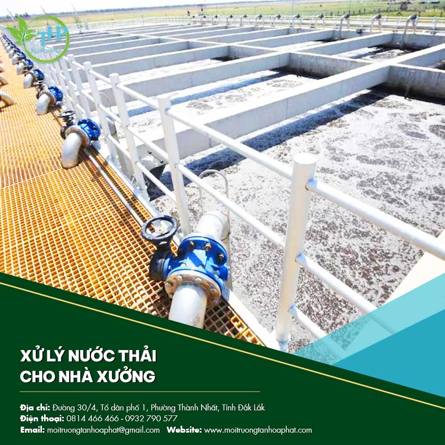 xử lý nước thải cho nhà xưởng