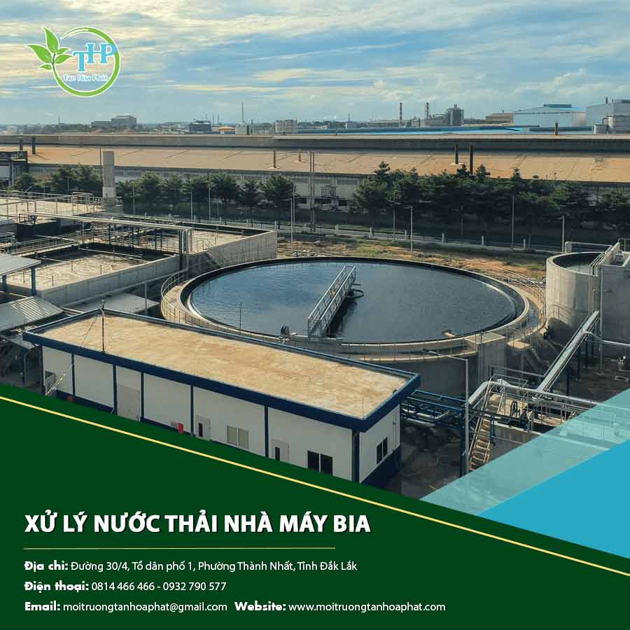 Hệ thống xử lý nước thải nhà máy bia