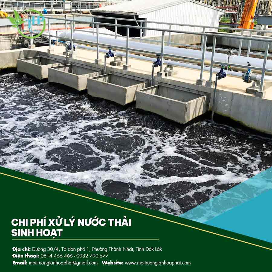 Chi phí xử lý nước thải sinh hoạt