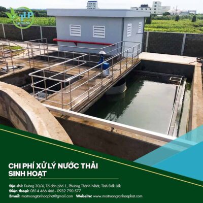Chi phí xử lý nước thải sinh hoạt